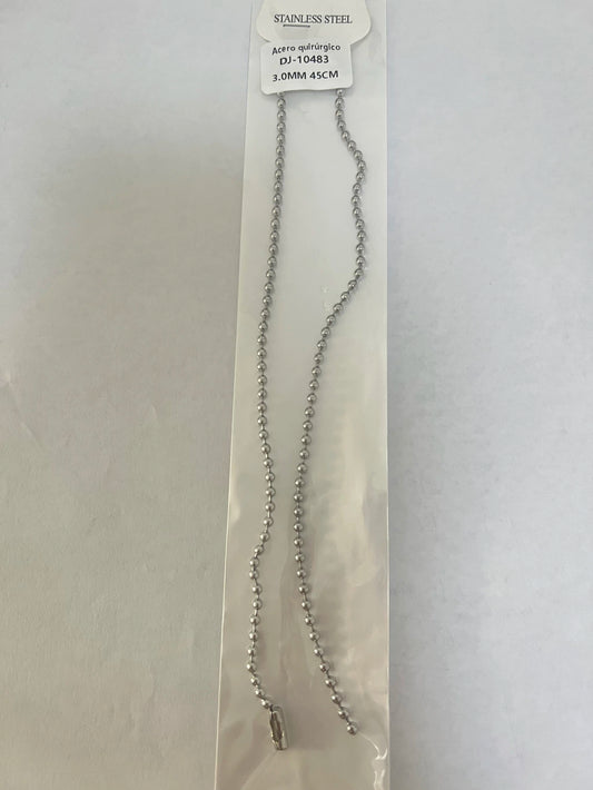 10483 3.0mm 45cm Cadena de acero