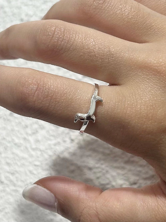 Anillo Perro Salchicha AN28