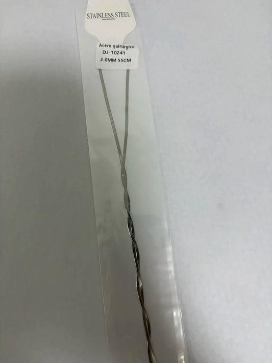 10241 2.0mm 55cm collar de acero