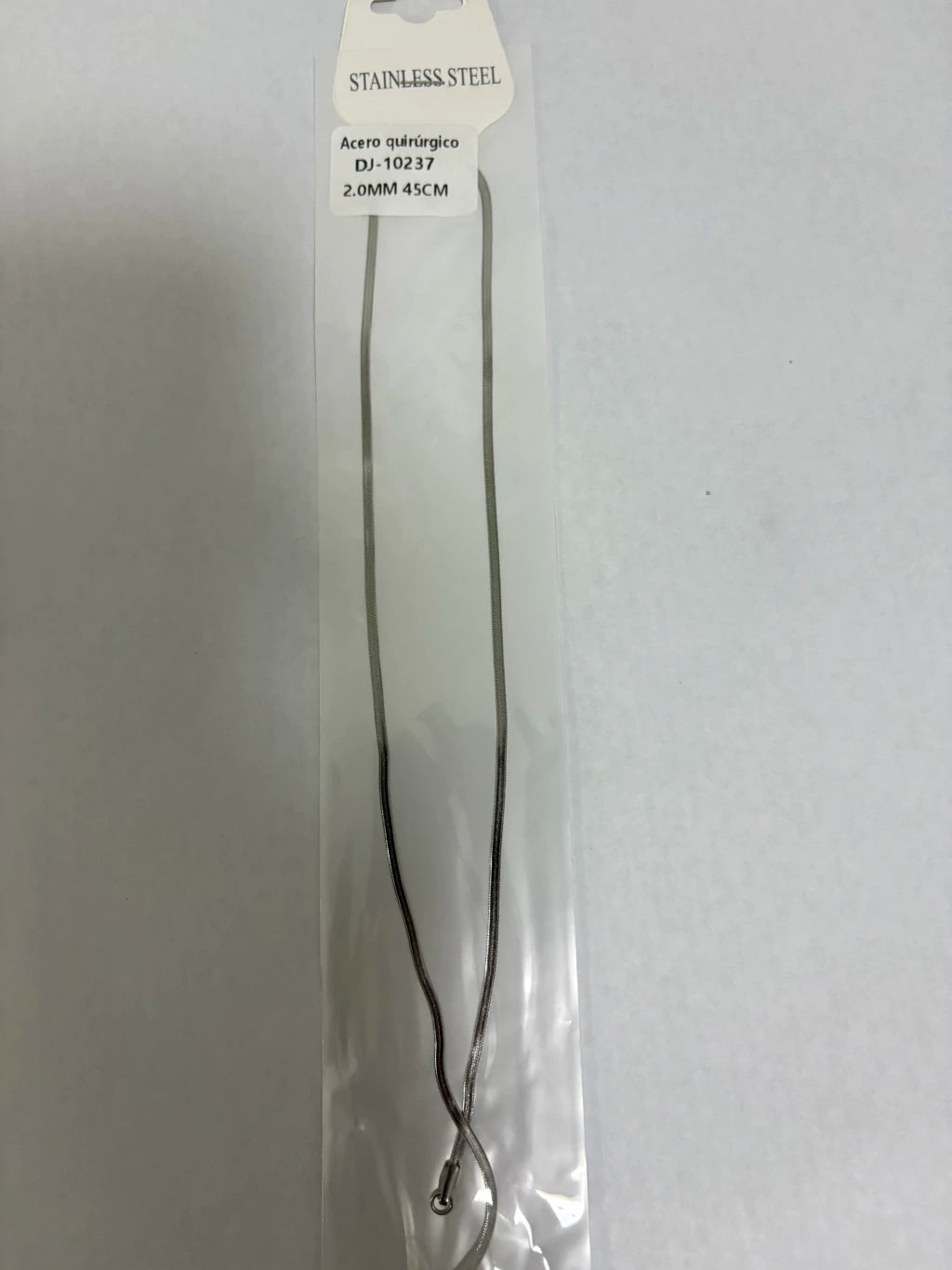 10237 2.0mm 45cm collar de acero