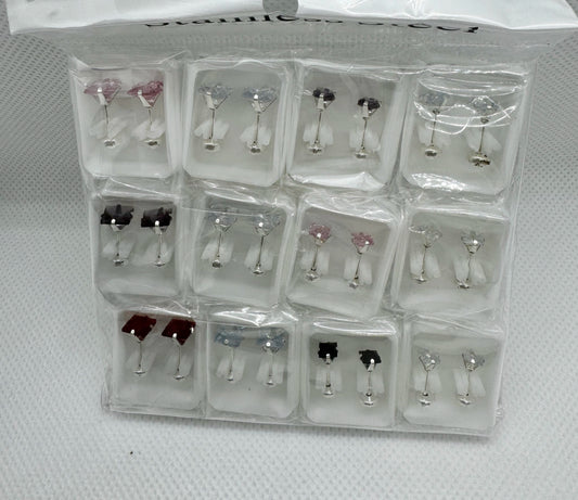 -67C Abridor acero blanco forma diamante X12
