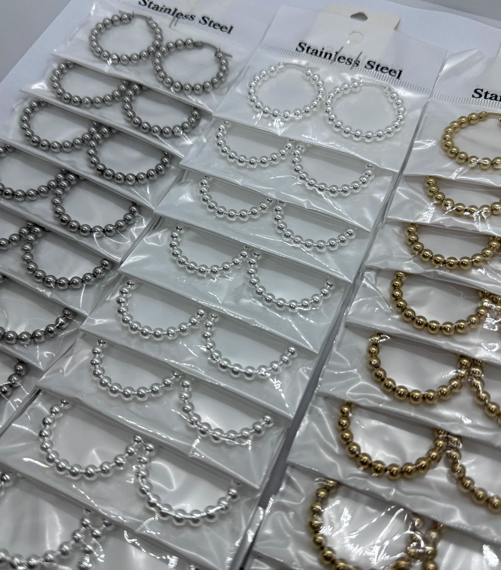 -91A Aros de acero con bolitas 29mm X12