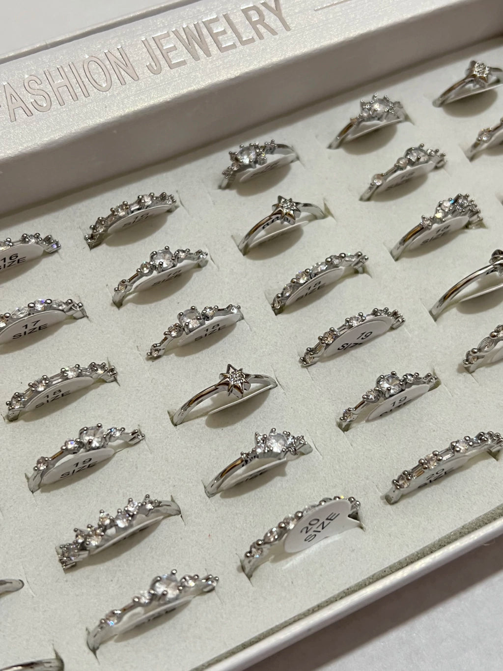 30002A anillos en plateado