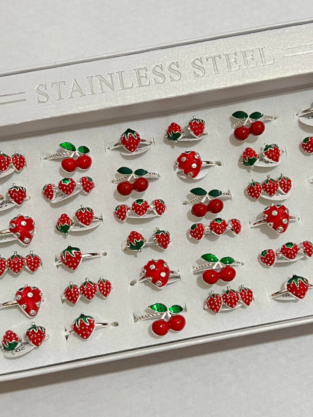 30009C anillos en blanco de cereza