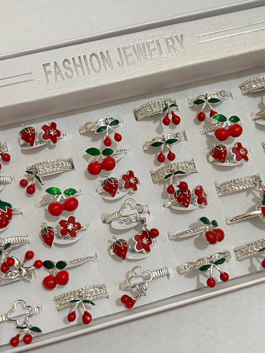 300014C anillos en blanco de cereza