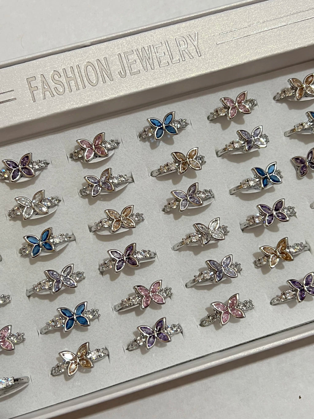30004A anillos en plateado