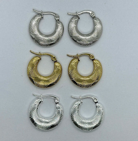 -94B(5) Aros inflados de acero dorado X12