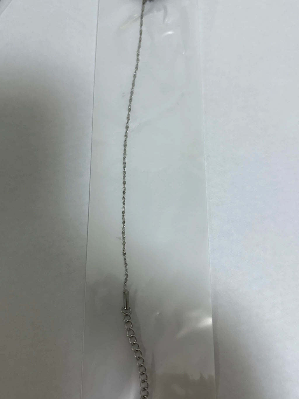 Pulsera de acero plateado