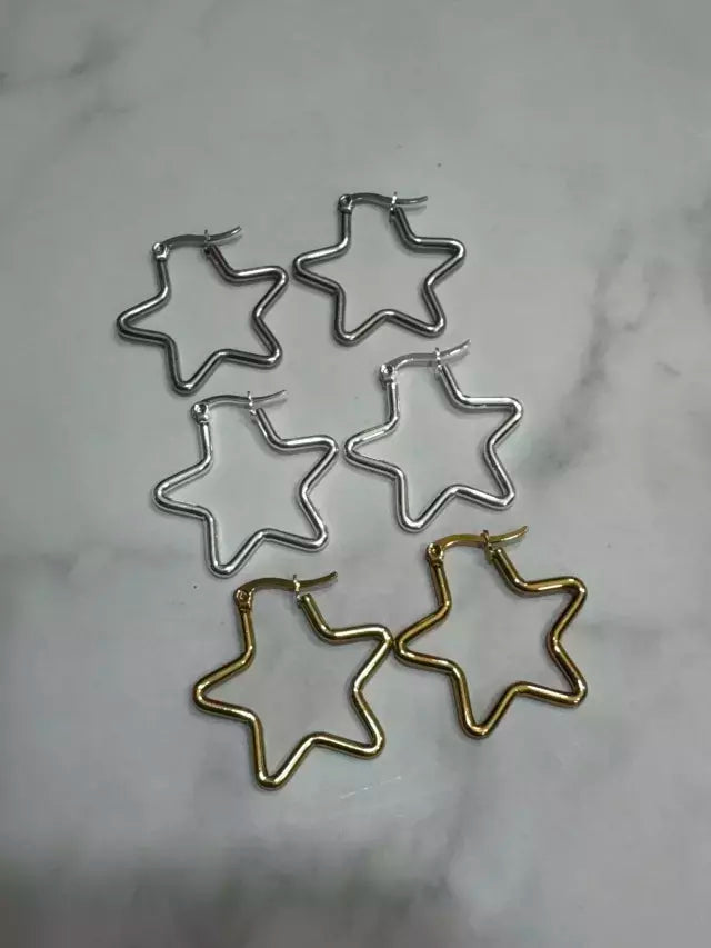 Aros acero quirúrgico estrella X docena