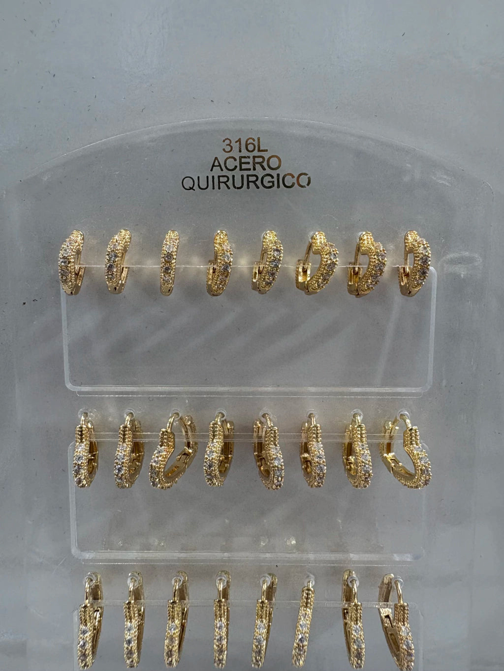 #631B aros acero dorado.
