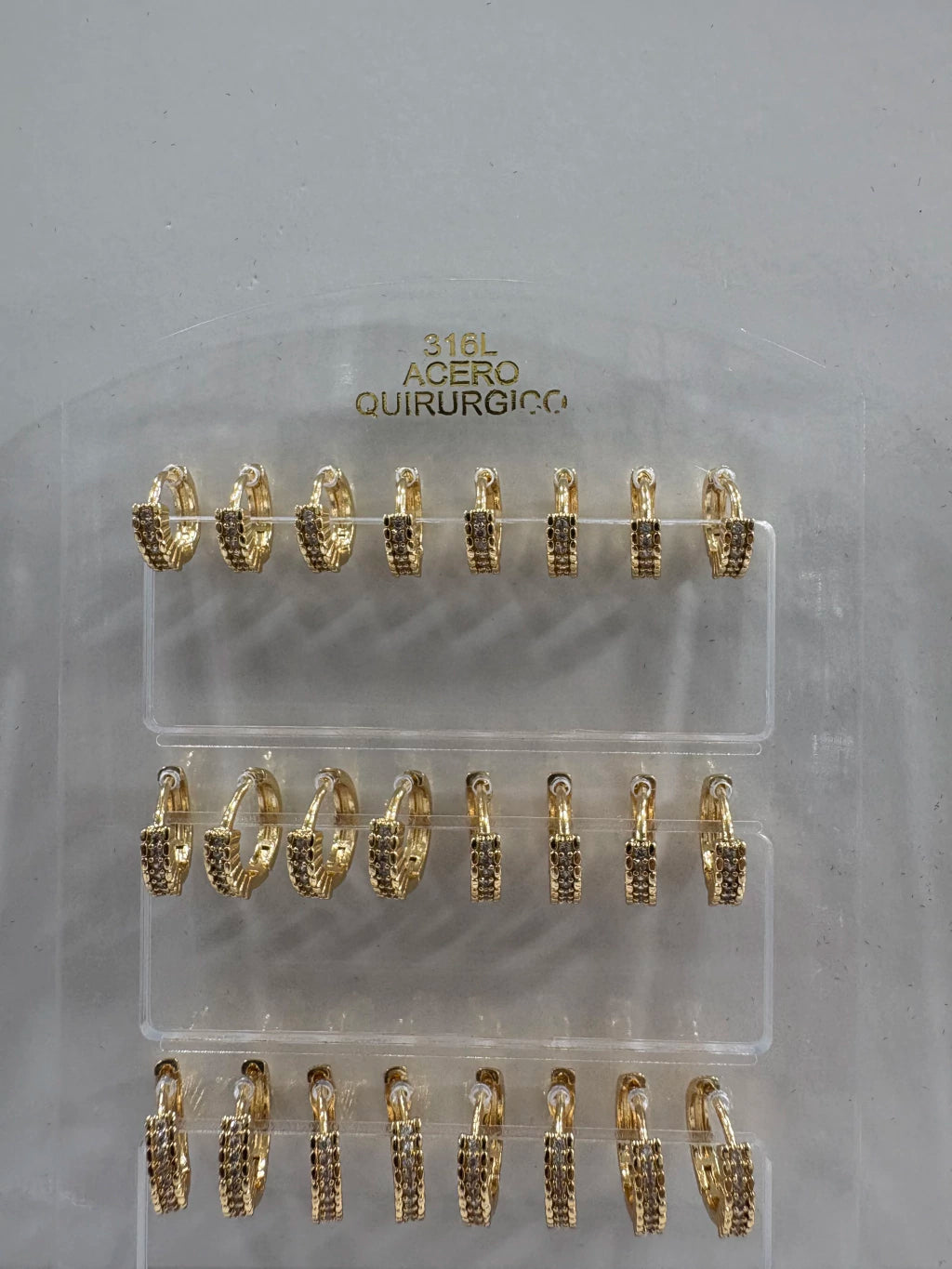 #627B aros acero dorado.