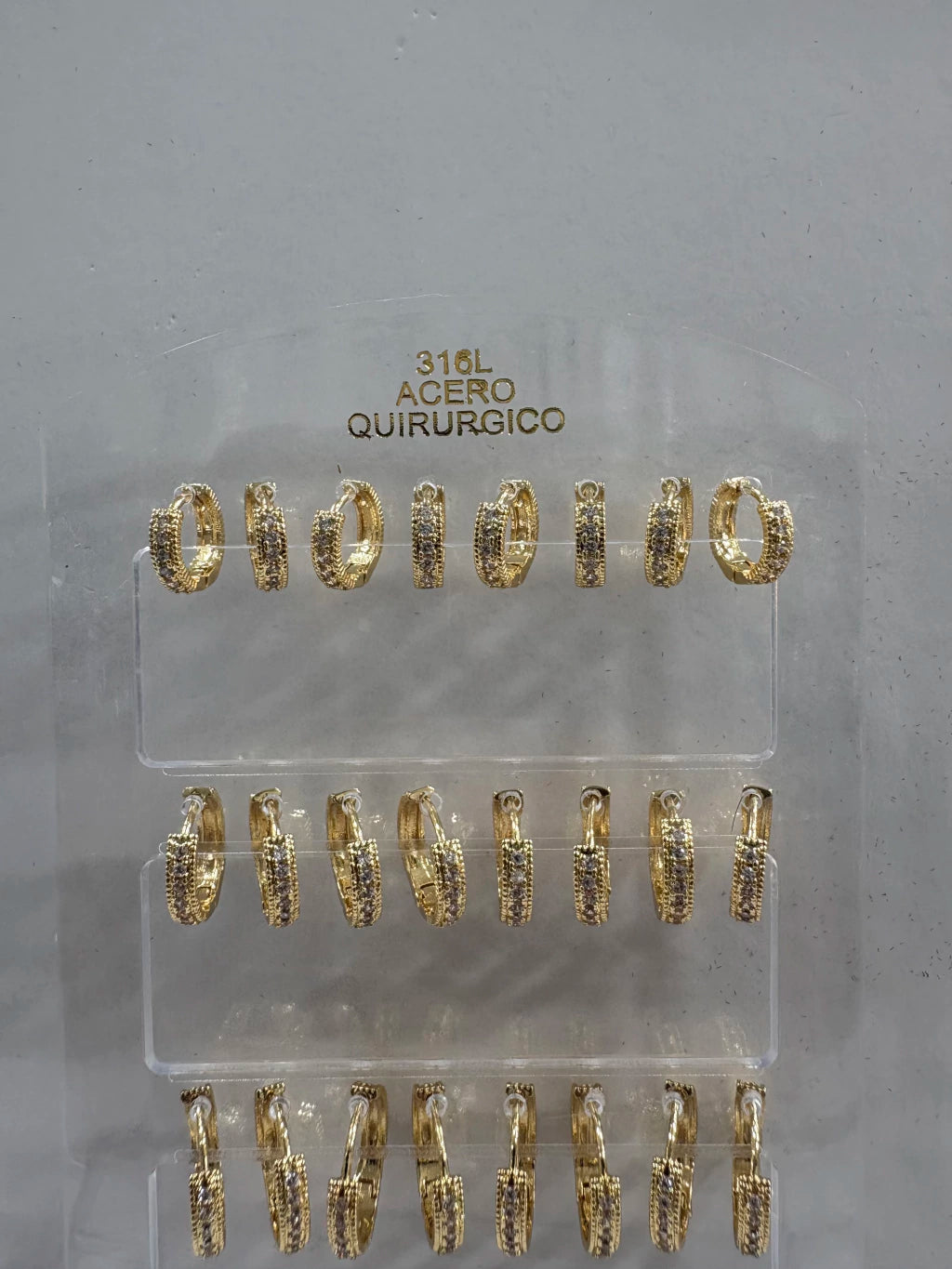 #625B aros acero dorado.
