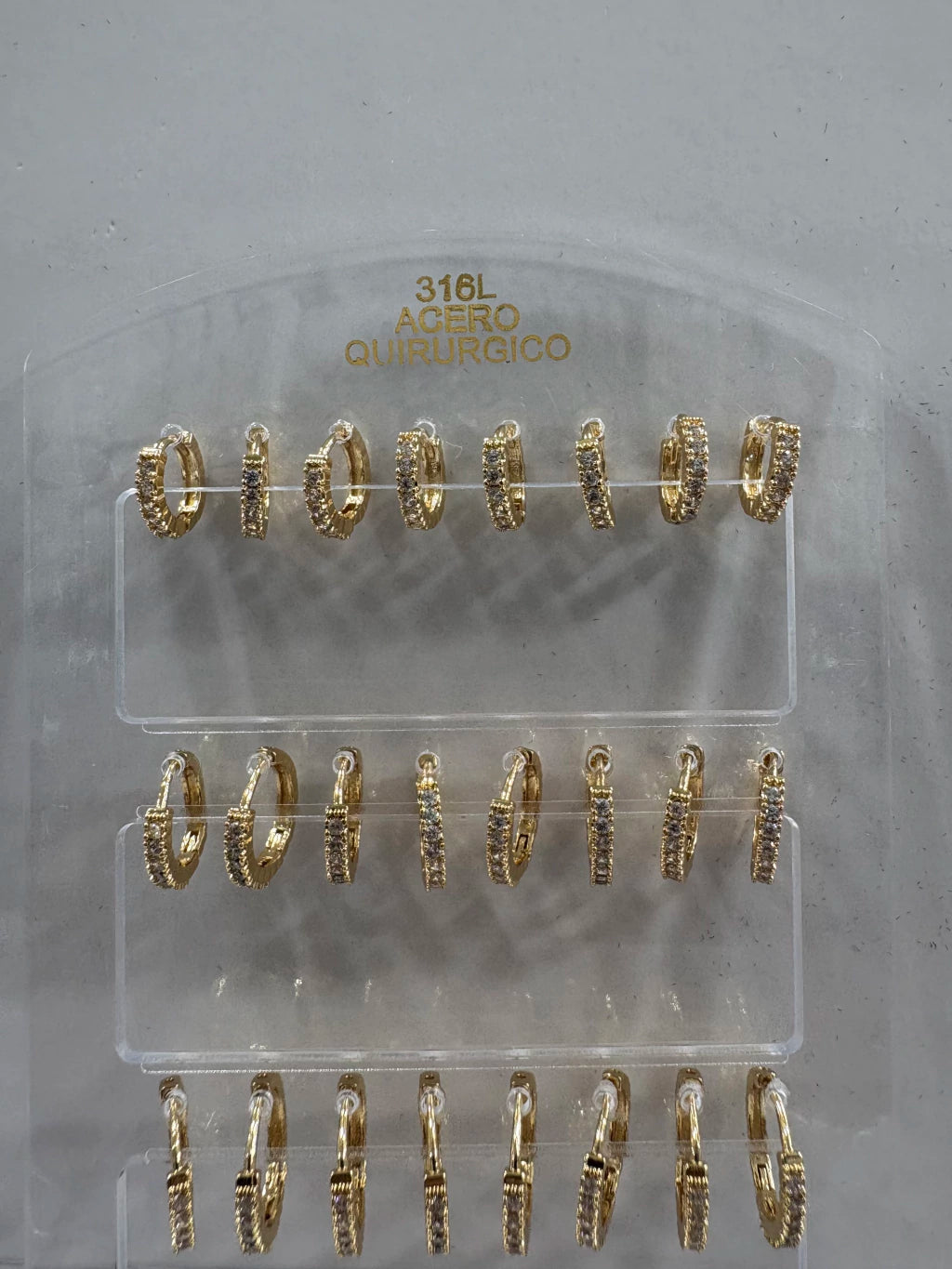 #624B aros acero dorado.