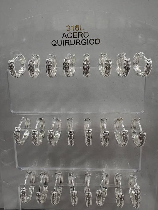 #625C aros acero blanco.