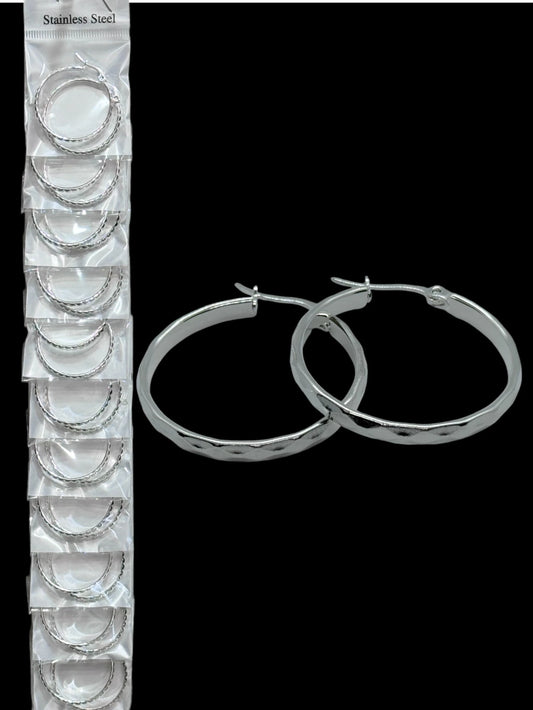 95C-3 Argollas de acero blanco por docena 30mm
