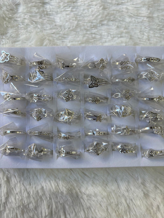 #868C anillos acero blanco