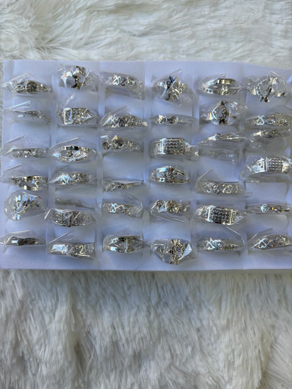 #747C anillos acero blanco