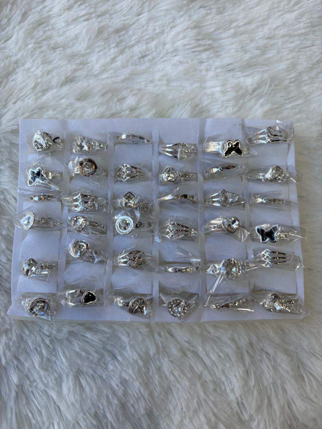 #744C anillos acero blanco