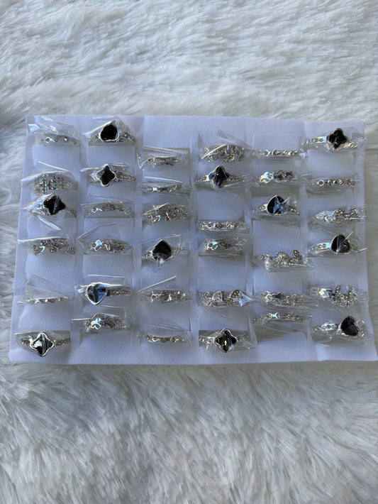 #732C anillos acero blanco
