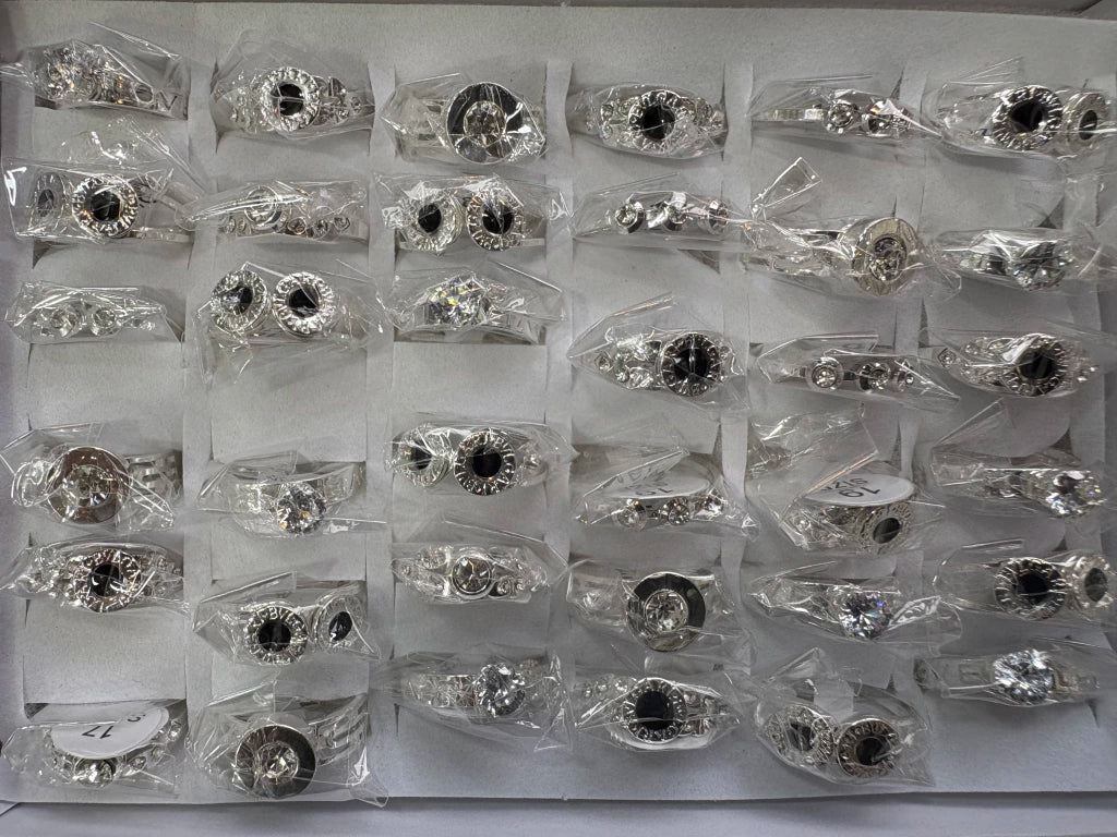 #712C anillos acero blanco
