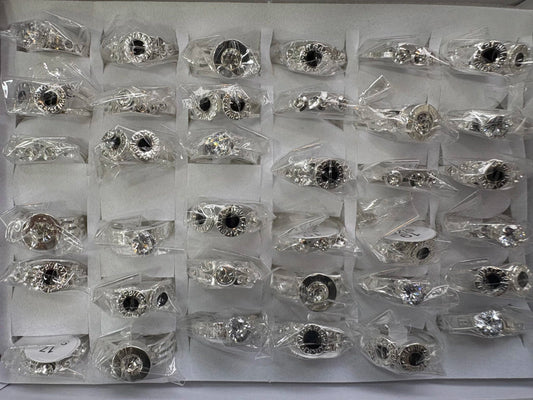#712C anillos acero blanco