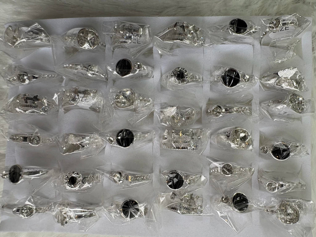 #713C anillos acero blanco