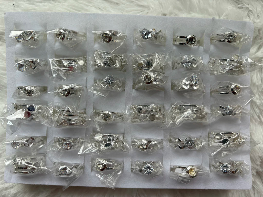 #736C anillos acero blanco