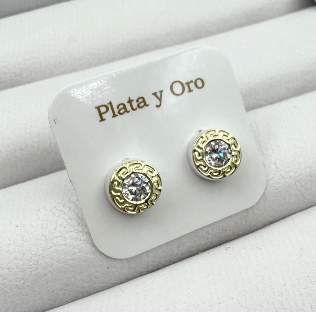 AROS GUARDA 8MM DE PLATA 925 Y ORO AG8
