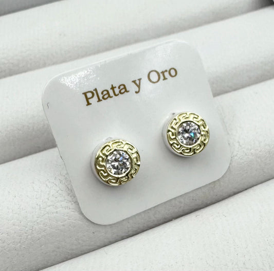 AROS GUARDA 8MM DE PLATA 925 Y ORO AG8