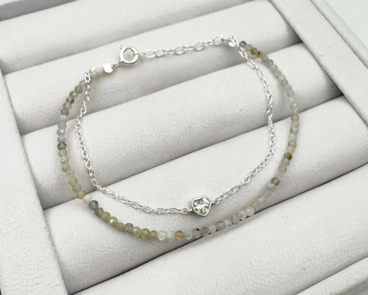 PULSERA DOBLE CADENA CON CRISTAL (1)