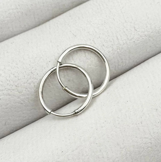 Aros Cubanos Finos 12mm Diametro