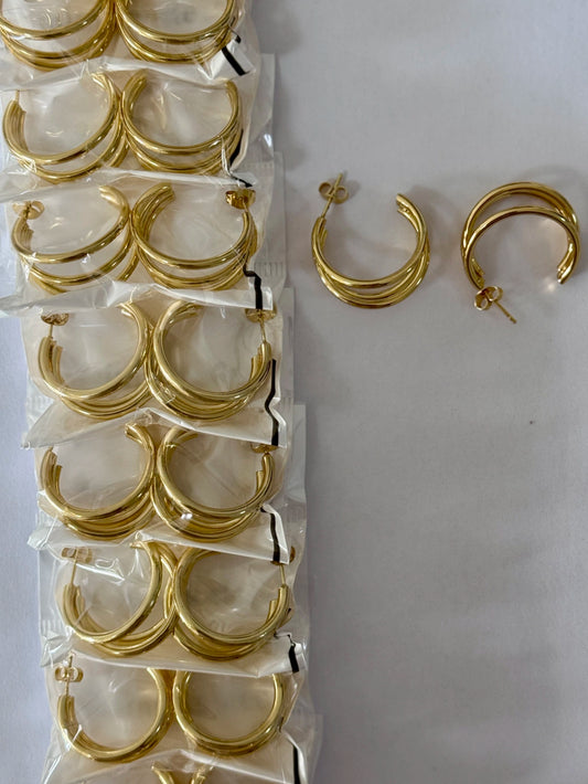 -106B aros por 12 acero dorado