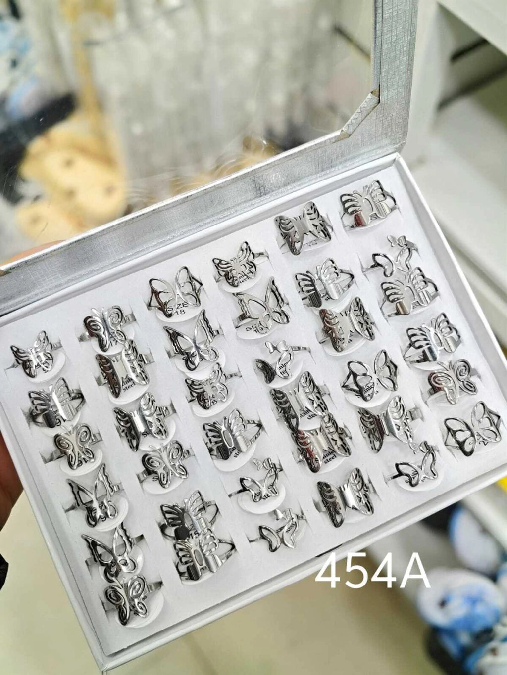 -454A anillos acero x36