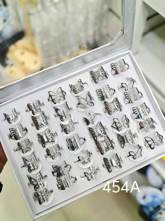 -454A anillos acero x36