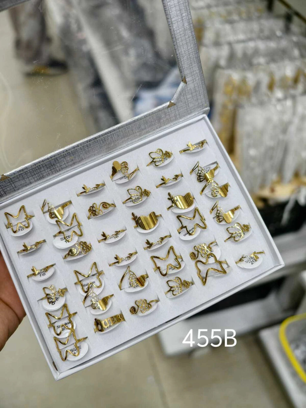 -455B anillos acero x36