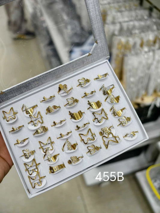 -455B anillos acero x36