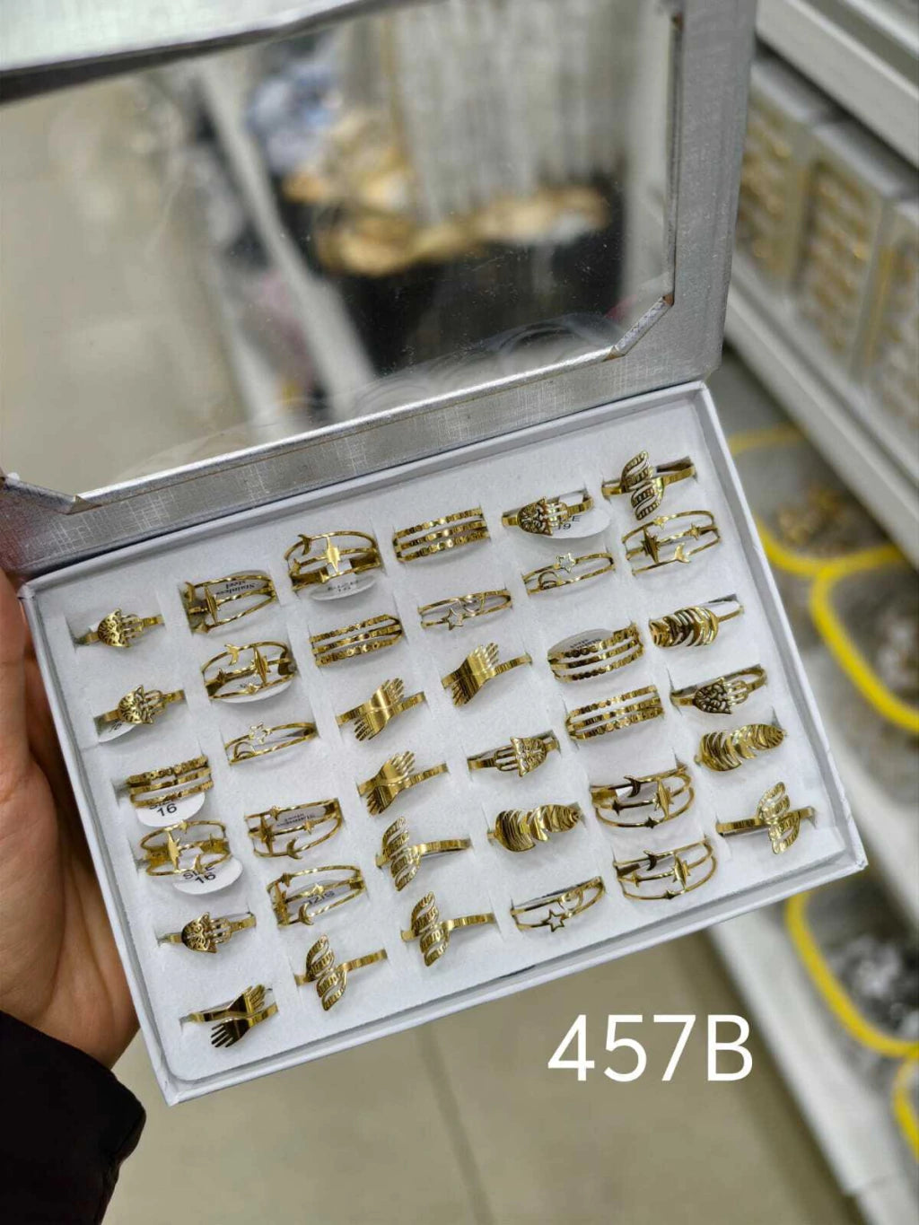 -457B anillos acero x36
