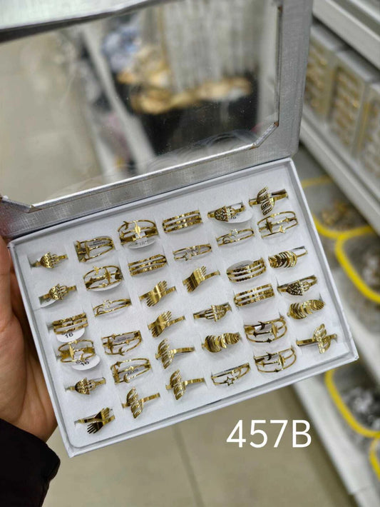 -457B anillos acero x36