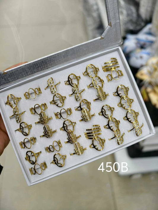 -450B anillos acero x36