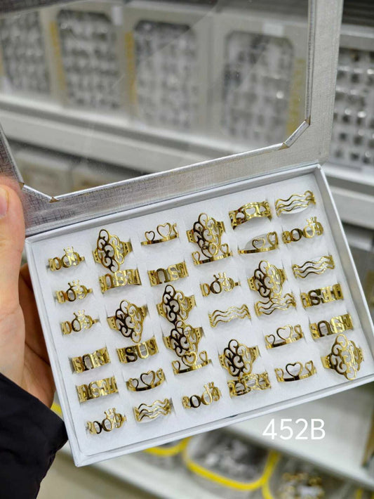 -452B anillos acero x36