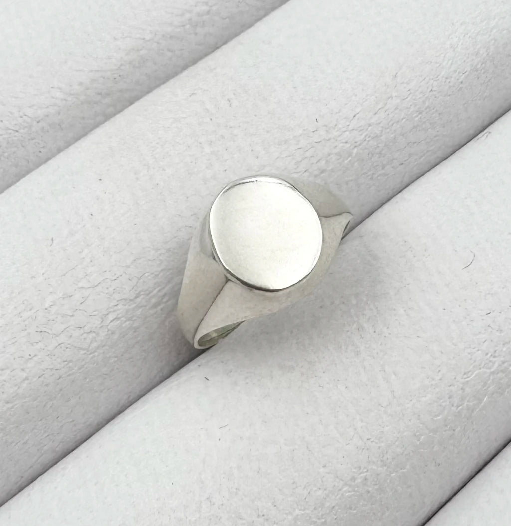 ANILLO SELLO HUECO DE PLATA 925 AN89