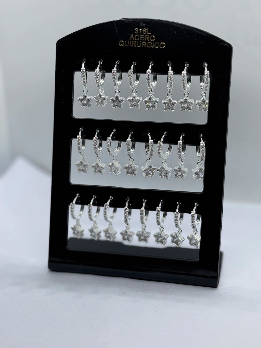 -121C Aros por pack acero blanco X12