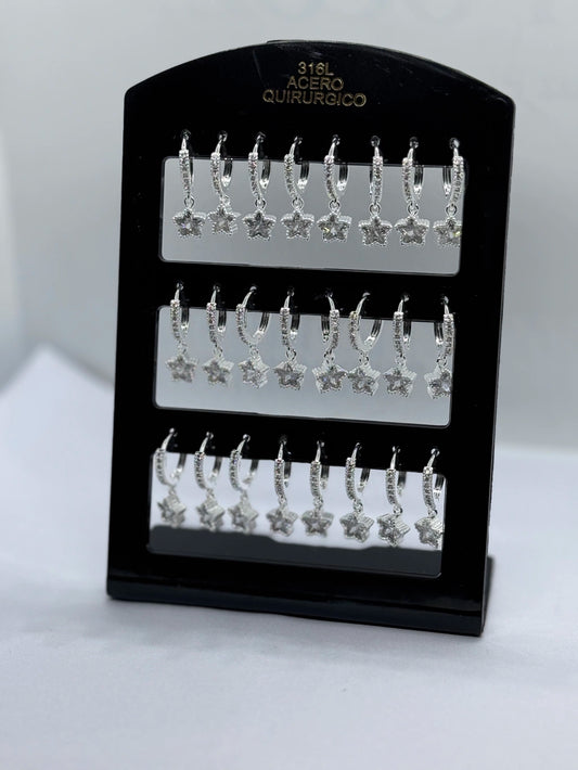 -121C Aros por pack acero blanco X12