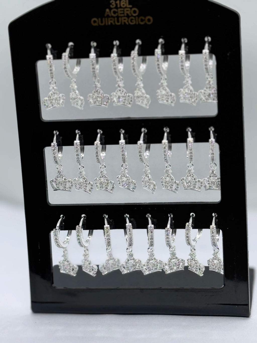 -129C Aros por pack acero blanco X12