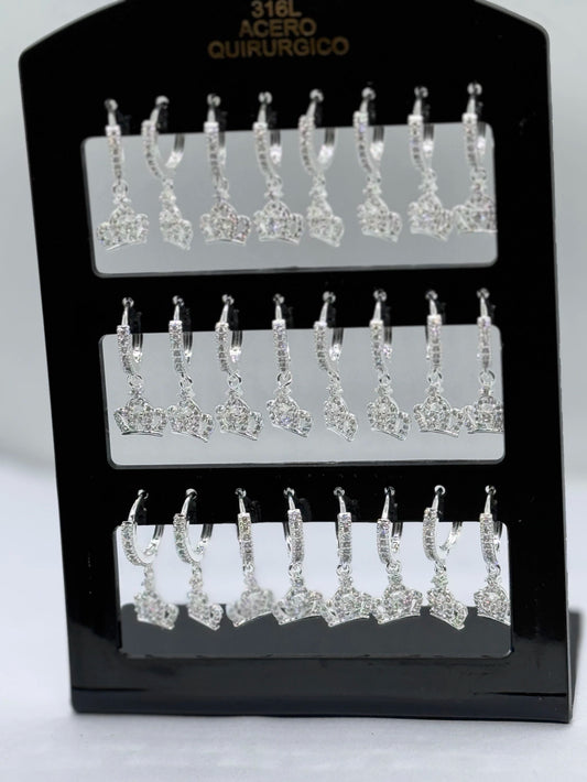 -129C Aros por pack acero blanco X12
