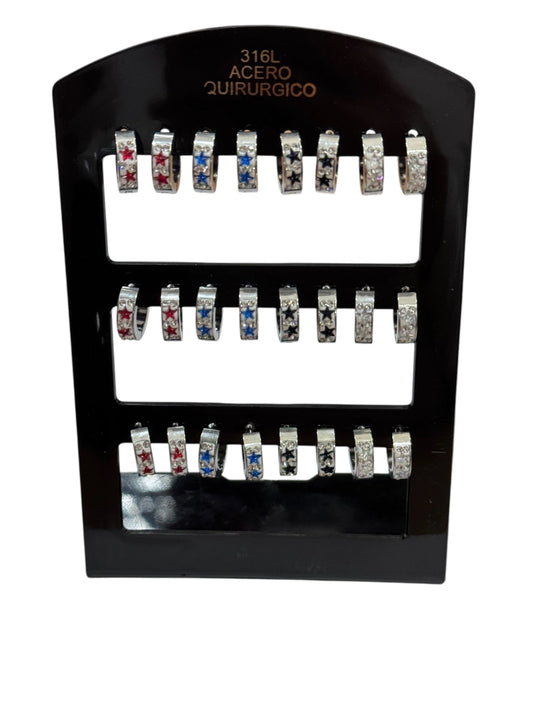 352A aros Cubana acero x12