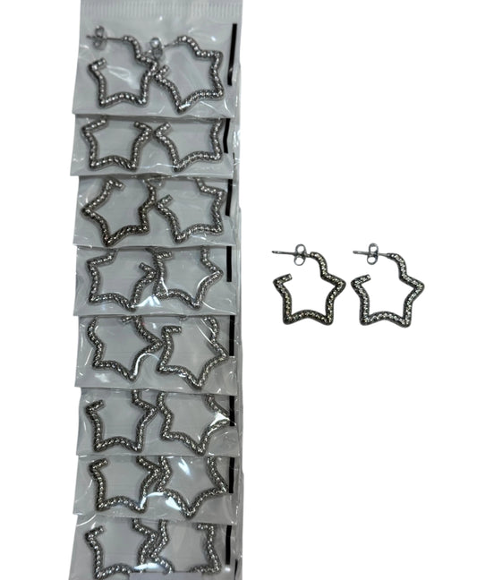 139A35 aros de acero plateado