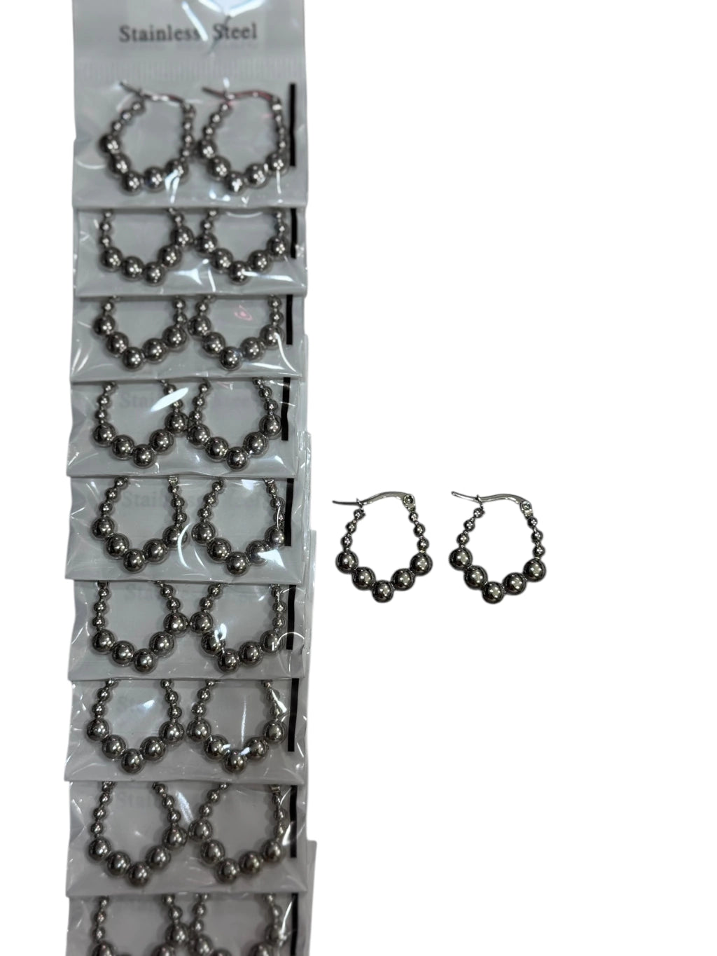 139A36 aros de acero plateado