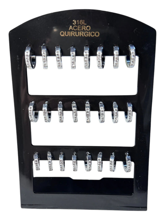 -353C2 aro cubana acero blanco