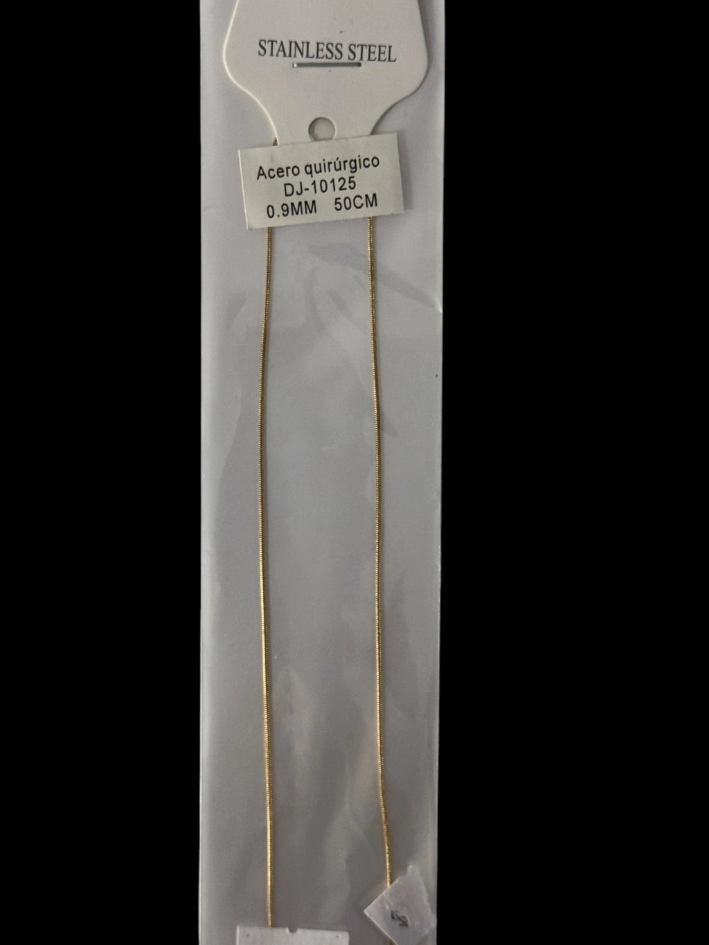 -10125 cadenita acero dorado